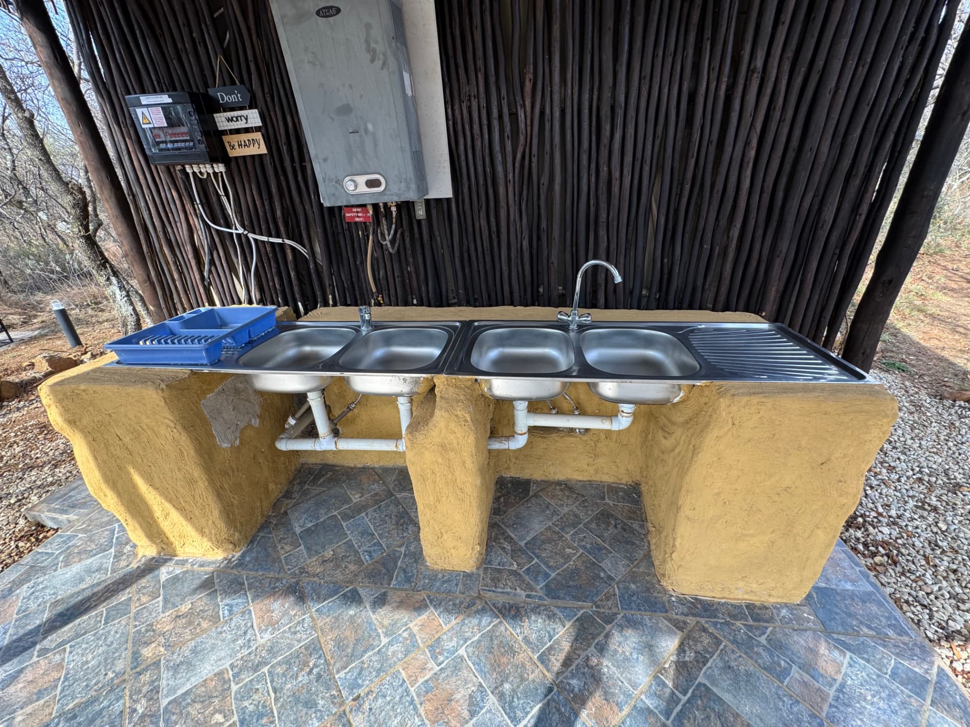 Begehbare private Dusche